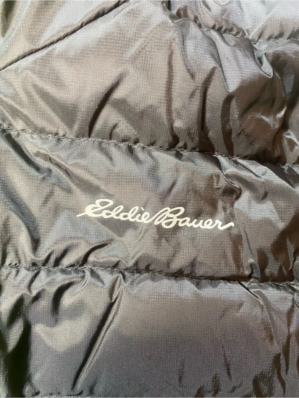 Eddie Bauer Reversible Black Puffer Jacket size small